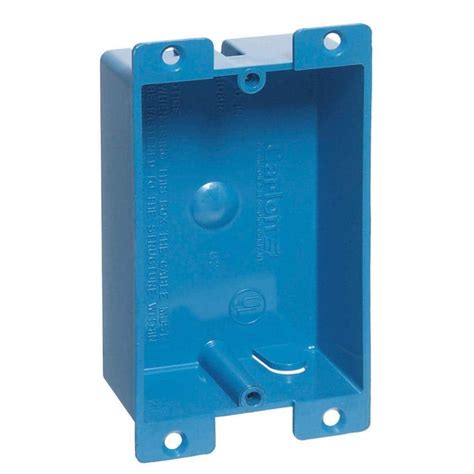 shallow junction box single gang|shallow exterior electrical outlet box.